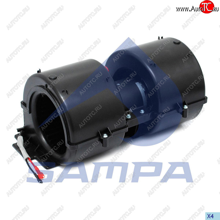 7 799 р. Вентилятор DAF 45FA отопителя салона SAMPA SAMPA 051.356  с доставкой в г. Вологда