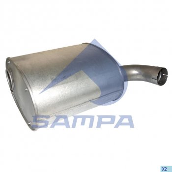 Глушитель IVECO SAMPA SAMPA 060.414