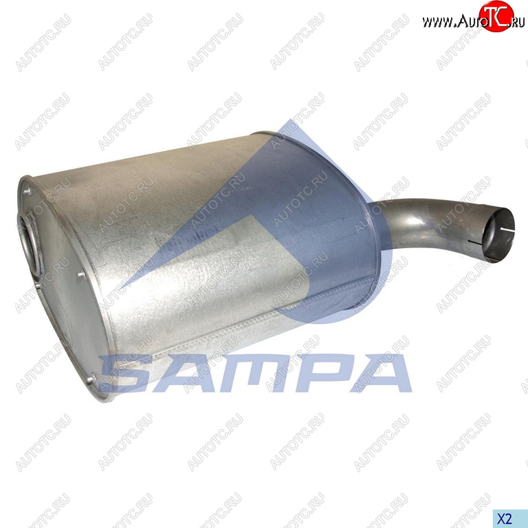 17 199 р. Глушитель IVECO SAMPA SAMPA 060.414  с доставкой в г. Вологда