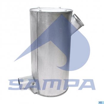 Глушитель IVECO EuroTech (ЕВРО-1) SAMPA SAMPA 060.416