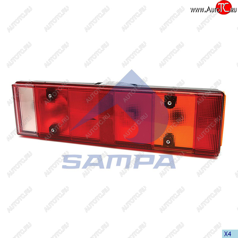 2 379 р. Фонарь задний IVECO левый (467х132мм) IVECO-разъем сзади SAMPA SAMPA 061.079  с доставкой в г. Вологда