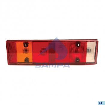 Фонарь задний IVECO правый (467х132мм) IVECO-разъем сзади SAMPA SAMPA 061.081