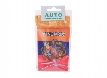 Вымпел ARMENIA с бахромой (8х12см) на присоске AUTOSTICKERS 06262