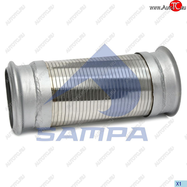 3 199 р. Гофра IVECO глушителя с фланцем (129x290) SAMPA SAMPA 064.387  с доставкой в г. Вологда