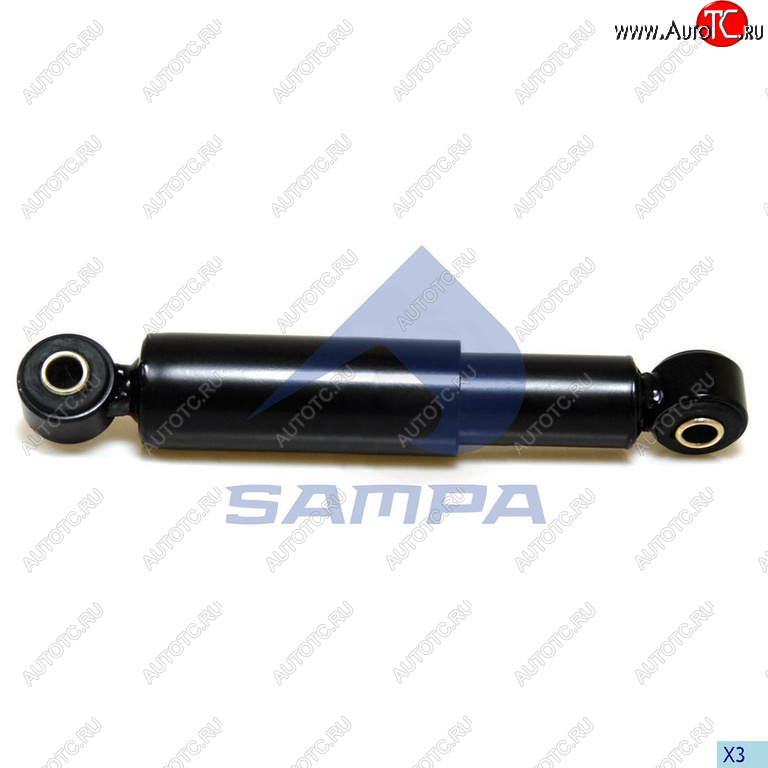 3 599 р. Амортизатор BPW SAF полуприцепа, прицепа (489318 70х75 20х78 20х68 ОО) SAMPA SAMPA 075.081-01  с доставкой в г. Вологда
