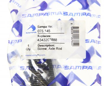 1 069 р. Болт SAF реактивной тяги (M36x155) SAMPA SAMPA 075.145  с доставкой в г. Вологда. Увеличить фотографию 2