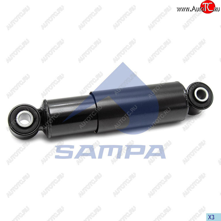 4 299 р. Амортизатор FRUEHAUF SAF SCHMITZ полуприцепа,прицепа (317475 70х80 20x62 20x62 ОО) SAMPA SAMPA 075.180-01  с доставкой в г. Вологда