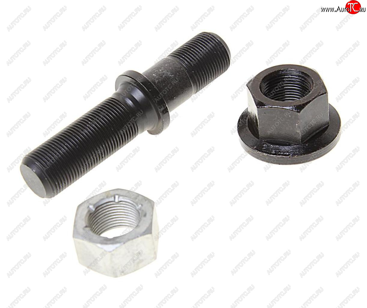499 р. Шпилька колеса SAF (M22x1.5,M22x1.5,L=112) в сборе (гайки 04029,06425) SAMPA SAMPA 075.599  с доставкой в г. Вологда