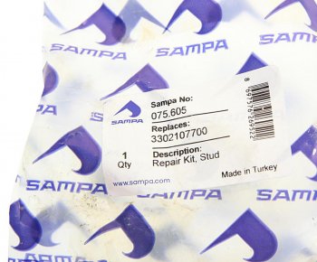 459 р. Шпилька колеса SAF (М22х1.5х83) в сборе (гайка 04938,гровер 01245) SAMPA SAMPA 075.605  с доставкой в г. Вологда. Увеличить фотографию 2