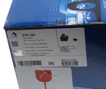 3 599 р. Фильтр топливный RENAULT грубой очистки сепаратор SAMPA SAMPA 078.100  с доставкой в г. Вологда. Увеличить фотографию 4