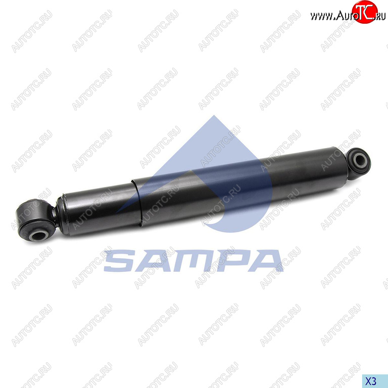 4 599 р. Амортизатор RENAULT Kerax задний (526882 71х80 20х55 25х62 OO) SAMPA SAMPA 079.012-01  с доставкой в г. Вологда