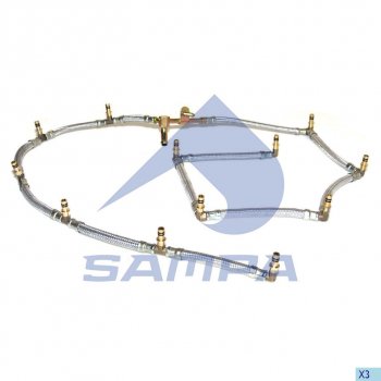 Трубка топливная RENAULT обратная SAMPA SAMPA 079.112