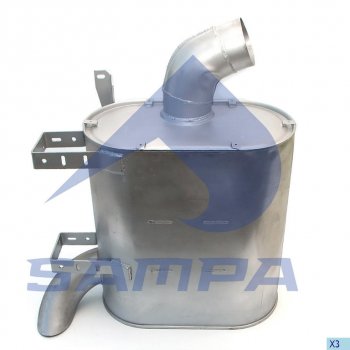 Глушитель RENAULT Magnum SAMPA SAMPA 079.151