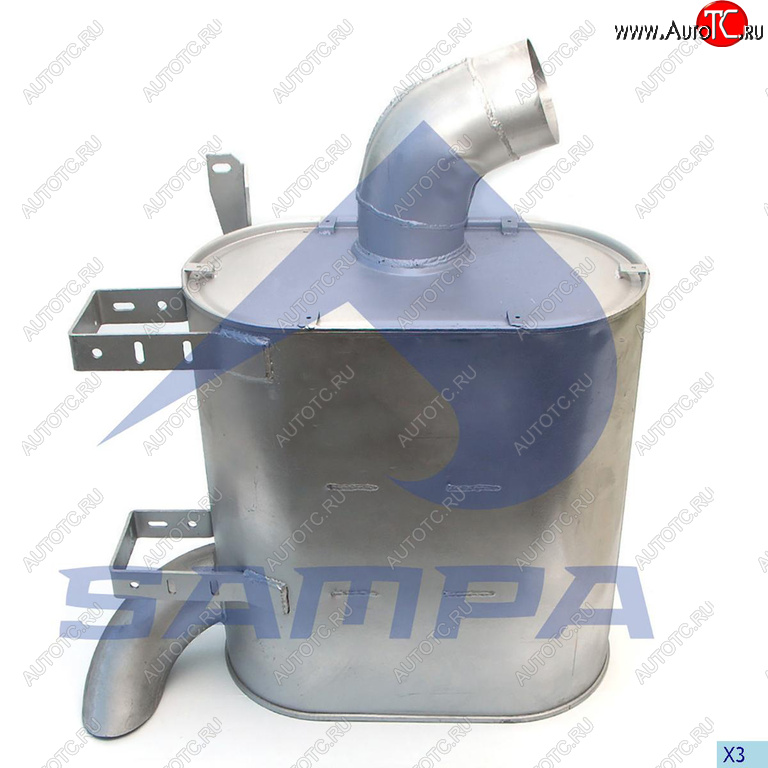 30 699 р. Глушитель RENAULT Magnum SAMPA SAMPA 079.151  с доставкой в г. Вологда