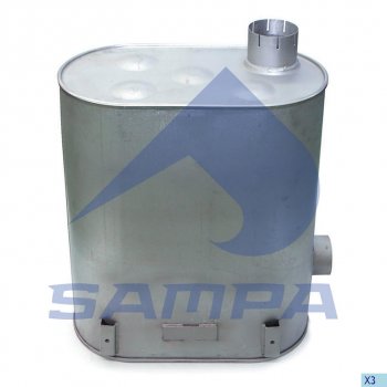 Глушитель RENAULT Premium (ЕВРО-1) SAMPA SAMPA 079.177