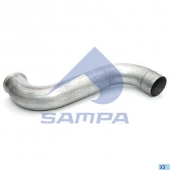 Труба глушителя RENAULT Premium SAMPA SAMPA 079.186