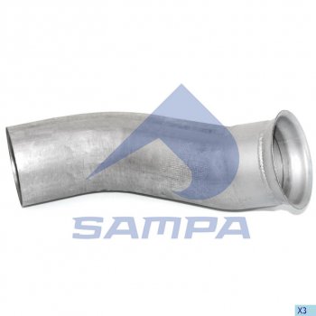 Труба приемная глушителя RENAULT SAMPA SAMPA 079.188