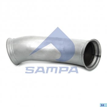 Труба приемная глушителя VOLVO FH SAMPA SAMPA 079.190