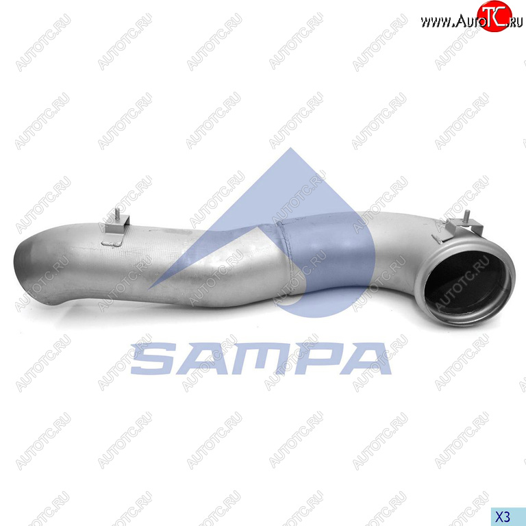 9 449 р. Глушитель VOLVO (ЕВРО-5) SAMPA SAMPA 079.193  с доставкой в г. Вологда