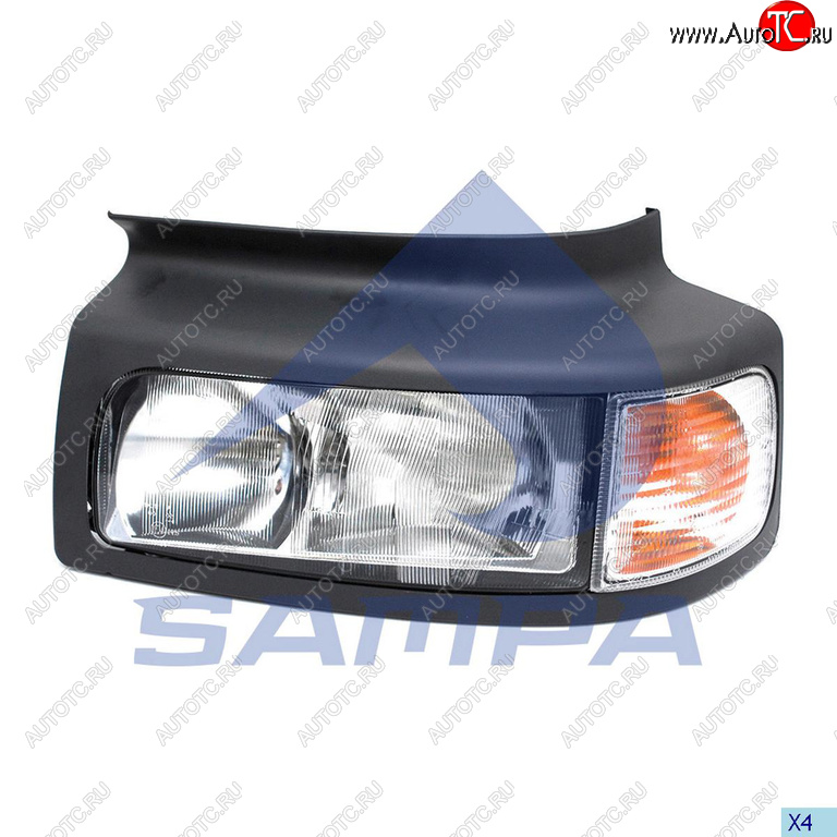7 299 р. Фара RENAULT Premium левая SAMPA SAMPA 079.416  с доставкой в г. Вологда