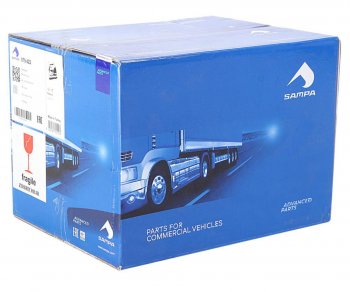 3 099 р. Фара RENAULT Magnum леваяправая (квадратная) SAMPA SAMPA 079.422  с доставкой в г. Вологда. Увеличить фотографию 3