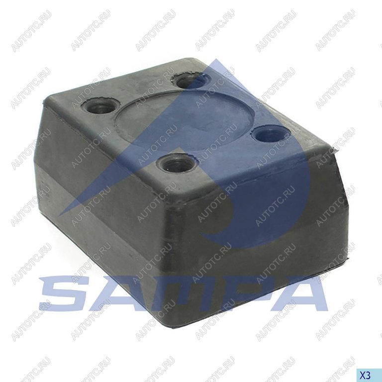 919 р. Буфер SCHMITZ полуприцепа парковочный 163х75х124мм SAMPA SAMPA 091.209  с доставкой в г. Вологда