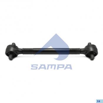 Штанга реактивная SCANIA (L=616.5x115x19) SAMPA SAMPA 095.323