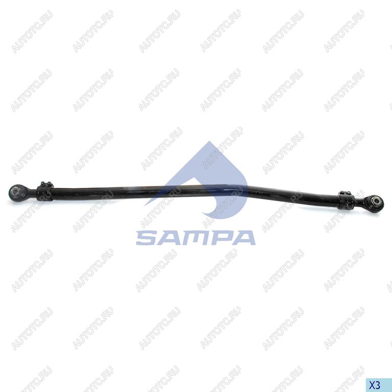 15 749 р. Тяга стабилизатора MERCEDES Actros L=1815 (с изгибом) SAMPA SAMPA 095.414  с доставкой в г. Вологда