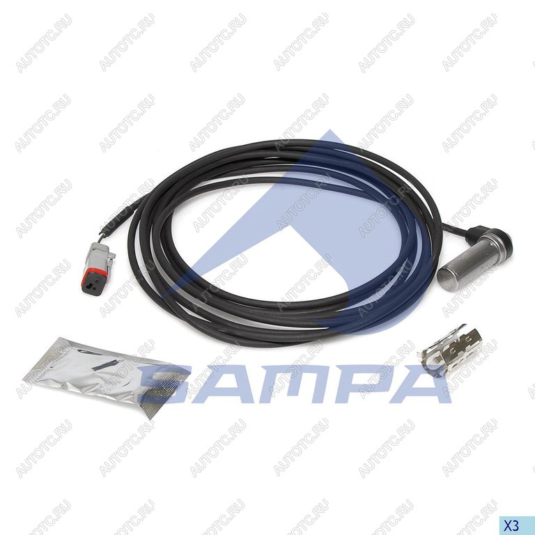 1 869 р. Датчик АБС VOLVO FH передний левый SAMPA SAMPA 096.334  с доставкой в г. Вологда