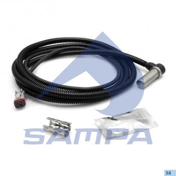 Датчик АБС КАМАЗ RENAULT колеса правого прямой (L=2400мм) SAMPA SAMPA 096.360