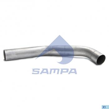 Труба промежуточная глушителя MAN SAMPA SAMPA 023.095