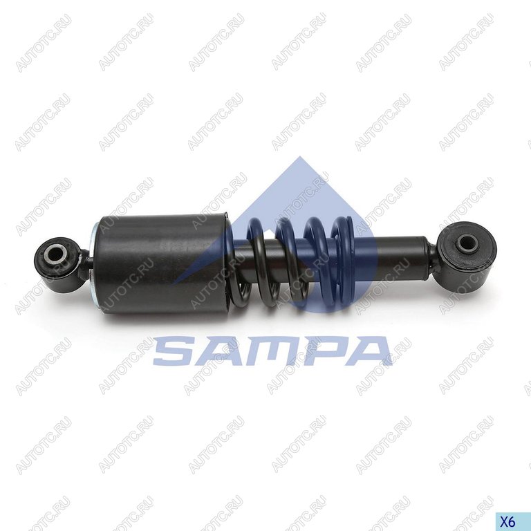 2 899 р. Амортизатор MAN TGA кабины задний с пружиной (252349 OO) SAMPA SAMPA 023.305-01  с доставкой в г. Вологда