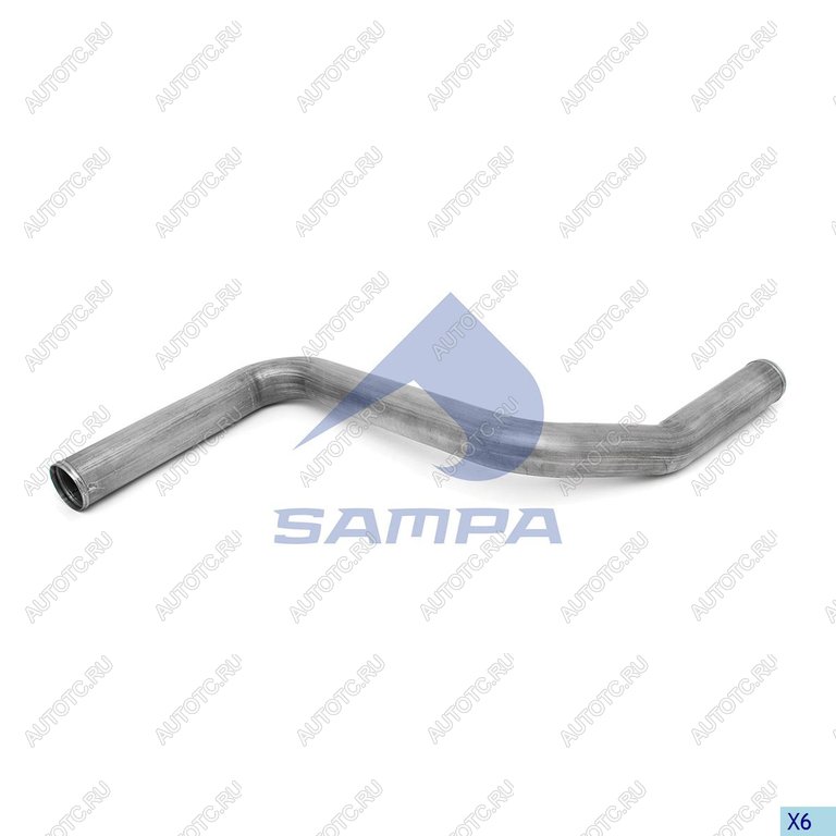 5 649 р. Труба MAN TGA системы охлаждения ретардера передняя (ЕВРО-6) SAMPA SAMPA 023.447  с доставкой в г. Вологда