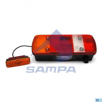 2 999 р. Фонарь задний MAN TGA,TGL,TGM,TGS,TGX левый (с габаритом) АМР разъем снизу SAMPA SAMPA 024.080  с доставкой в г. Вологда. Увеличить фотографию 6