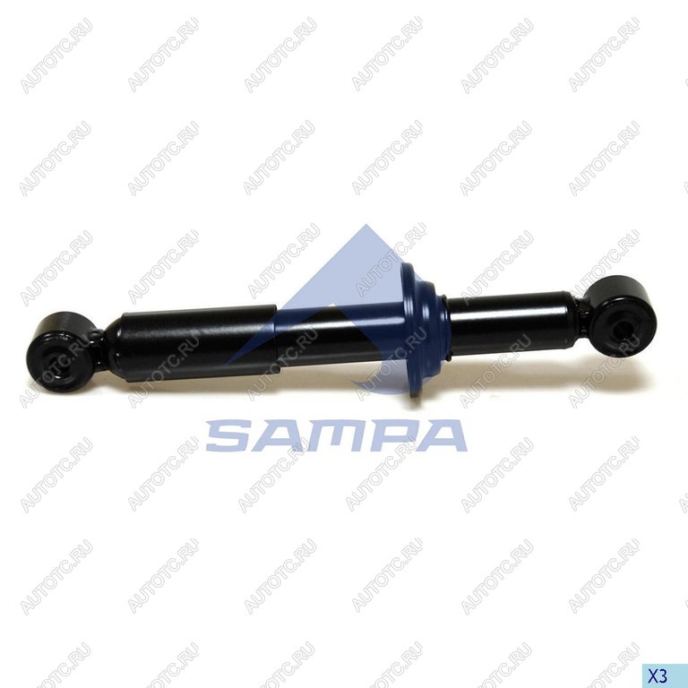 2 149 р. Амортизатор VOLVO FH12,FH16 кабины задний (345400 14х45 14х45 ОО) SAMPA SAMPA 030.310-01  с доставкой в г. Вологда