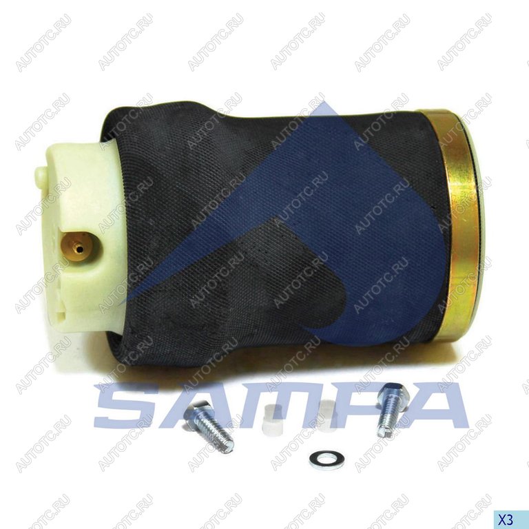 1 089 р. Амортизатор VOLVO сиденья водителя (пневмо) SAMPA SAMPA 030.338-01  с доставкой в г. Вологда