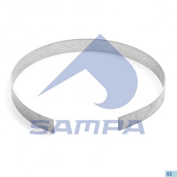 Хомут глушителя VOLVO FH12,16 (уплотнит кольцо трубы турбины) SAMPA SAMPA 031.149