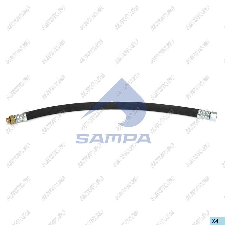 1 869 р. Шланг тормозной VOLVO L=600мм SAMPA SAMPA 031.328  с доставкой в г. Вологда