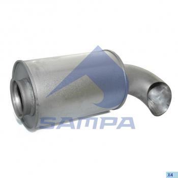 Глушитель VOLVO FH (05-) SAMPA SAMPA 032.080