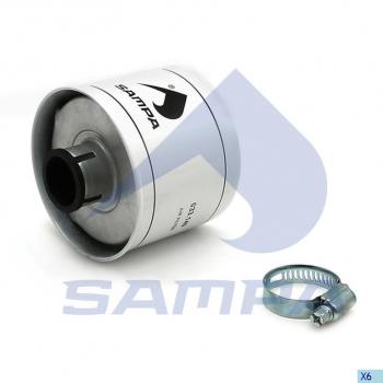 Фильтр воздушный VOLVO F,FL,N компрессора (малый L=91мм,крепление на хомуте) SAMPA SAMPA 033.149-01