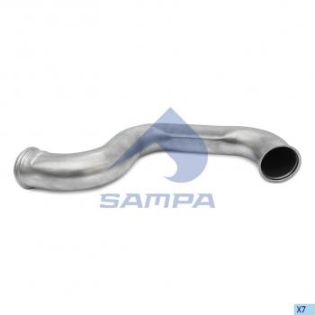 Труба выхлопная глушителя VOLVO FH12 RENAULT Premium (ЕВРО-6) SAMPA SAMPA 035.251