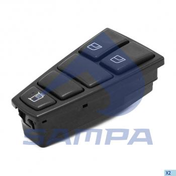 Блок управления VOLVO FH стеклоподъемником левый SAMPA SAMPA 036.406