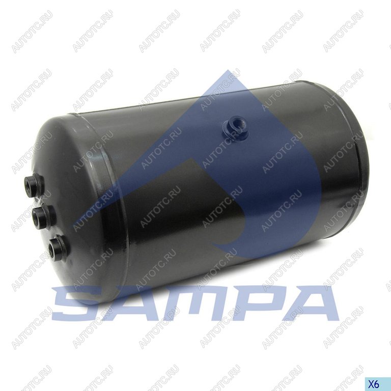 7 749 р. Баллон воздушный MAN ресивер (30л) SAMPA SAMPA 05200006  с доставкой в г. Вологда