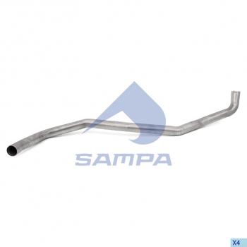 Труба DAF системы охлаждения ретардера передняя (ЕВРО-5) SAMPA SAMPA 052.046