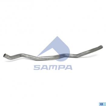 Труба DAF системы охлаждения ретардера передняя (ЕВРО-5) SAMPA SAMPA 052.047