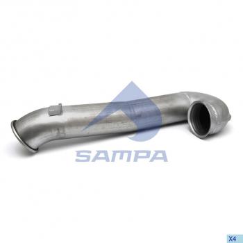 Глушитель DAF (ЕВРО-5) SAMPA SAMPA 052.189