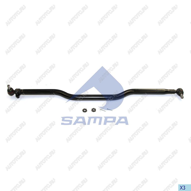 8 949 р. Тяга рулевая MAN поперечная L=1588мм SAMPA SAMPA 097.158-01  с доставкой в г. Вологда