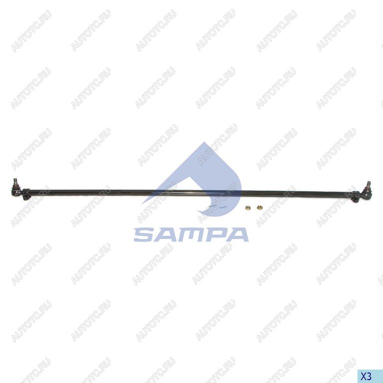 4 649 р. Тяга рулевая MAN поперечная L=1645мм SAMPA SAMPA 097.335-01  с доставкой в г. Вологда