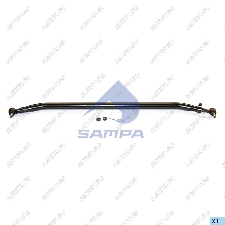 9 999 р. Тяга рулевая SCANIA поперечная L=1743 d=62 SAMPA SAMPA 097.360-01  с доставкой в г. Вологда