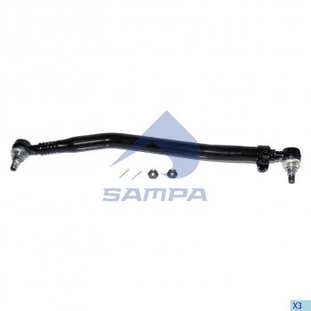Тяга рулевая VOLVO продольная L=863 SAMPA SAMPA 097.551-01